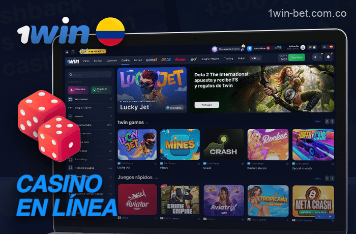 La sección de juegos del casino en línea 1win de Colombia